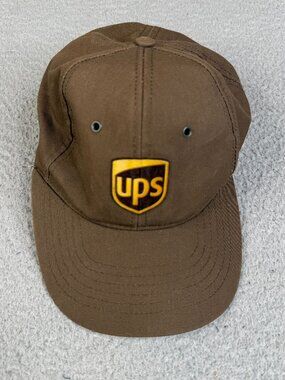 UPS Snapback Hat Employee Uniform Cap United Parcel Service Delivery